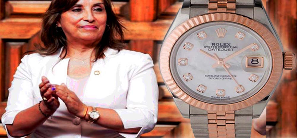 DESCUBREN QUE DINA BOLUARTE TIENE UNA IMPRESIONANTE COLECCION  DE RELOJES DE LUJO ROLEX.