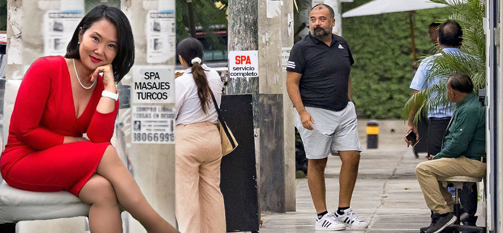 Recibiendo servicio de masajes.