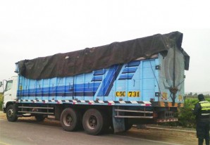 'Piratas terrestres' abordan un camion y se llevan 17 toneladas de arroz, aceite, papel higiénico 'Piratas terrestres' abordan un camion y se llevan 17 toneladas de arroz, aceite, papel higiénico