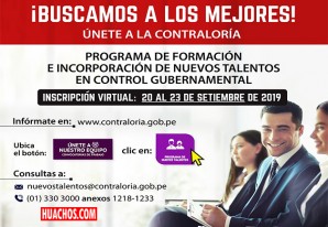 La CGR se prepara para reclutar 300 nuevos talentos en control gubernamental La CGR se prepara para reclutar 300 nuevos talentos en control gubernamental