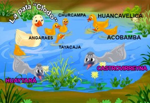 En la “granja de Huancavelica” hay dos patitos feos que son marginalizados por la pata madre En la “granja de Huancavelica” hay dos patitos feos que son marginalizados por la pata madre