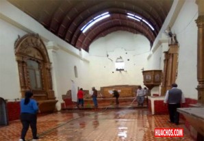 OFICIAL: La nave central del Templo de San Cristóbal está en perfectas condiciones OFICIAL: La nave central del Templo de San Cristóbal está en perfectas condiciones