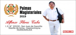 Un humilde educador de un humilde poblado andino recibirá sus Palmas Magisteriales Un humilde educador de un humilde poblado andino recibirá sus Palmas Magisteriales