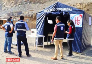 El Gore Huancavelica instala un puesto de sanidad en el CP de Marcas El Gore Huancavelica instala un puesto de sanidad en el CP de Marcas