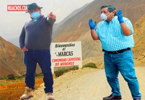 Después de Machi, llega Mario a Marcas, ambos con sendas tapabocas Después de Machi, llega Mario a Marcas, ambos con sendas tapabocas