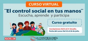 Contraloría dictará curso gratuito on line para detectar presuntos actos de corrupción Contraloría dictará curso gratuito on line para detectar presuntos actos de corrupción