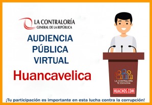 Contraloría realizará primera audiencia pública virtual en Huancavelica Contraloría realizará primera audiencia pública virtual en Huancavelica
