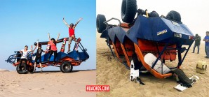 Accidente con auto tubular deja un muerto y nueve heridos en Nasca Accidente con auto tubular deja un muerto y nueve heridos en Nasca