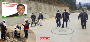 Huancavelica: Obra no es inaugurada y ya presenta deficiencias de construcción Huancavelica: Obra no es inaugurada y ya presenta deficiencias de construcción