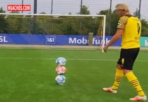 Erling Haaland, el crack noruego, muestra sus talentos con la redonda | VIDEO Erling Haaland, el crack noruego, muestra sus talentos con la redonda | VIDEO