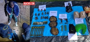 PNP y Ejercito hallan en Huancavelica caleta terrorista PNP y Ejercito hallan en Huancavelica caleta terrorista