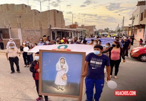 Realizan caminata procesional en Chincha por beatificación de la Melchorita Realizan caminata procesional en Chincha por beatificación de la Melchorita