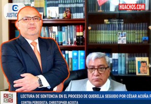 Interponen queja contra juez que sentenció al periodista Christopher Acosta Interponen queja contra juez que sentenció al periodista Christopher Acosta