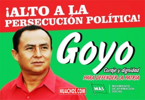 Oficial: el popular político cajamarquino, "Don Goyo", pasará en la sombra 19 años Oficial: el popular político cajamarquino, "Don Goyo", pasará en la sombra 19 años