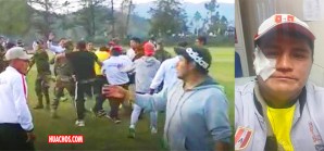 Copa Perú: Hinchas enloquecidos muelen a golpes a árbitro en Huancavelica Copa Perú: Hinchas enloquecidos muelen a golpes a árbitro en Huancavelica