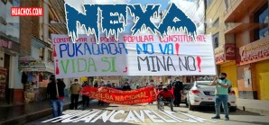 Pobladores en pie de lucha contra proyecto minero de la multinacional brasilera Nexa Pobladores en pie de lucha contra proyecto minero de la multinacional brasilera Nexa