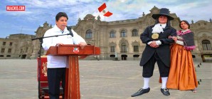 Ante la mirada inquisidora de Tupac Amaru, advierte a los que no son de "su pueblo" Ante la mirada inquisidora de Tupac Amaru, advierte a los que no son de "su pueblo"