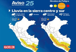 Lluvias intensas afectarán desde mañana a 108 provincias de 14 regiones: conoce cuáles son Lluvias intensas afectarán desde mañana a 108 provincias de 14 regiones: conoce cuáles son