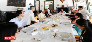 Almorzar con el Papa un mediodía en la ciudad de Lisboa | VIDEO Almorzar con el Papa un mediodía en la ciudad de Lisboa | VIDEO