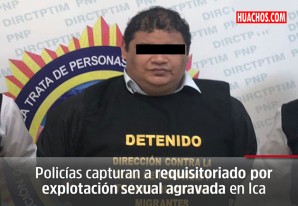 Fuerzas del orden de Ica arrestan a Fernando Zuñiga alias "Fercho" Fuerzas del orden de Ica arrestan a Fernando Zuñiga alias "Fercho"