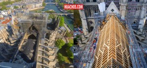 Terminan de fabricar la armadura del techo de la Catedral de París | VIDEO Terminan de fabricar la armadura del techo de la Catedral de París | VIDEO