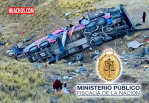 Fiscalía inicia investigación sobre el terrible accidente en Los Libertadores, Huancavelica Fiscalía inicia investigación sobre el terrible accidente en Los Libertadores, Huancavelica