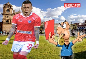 Apenas entró a la cancha le sacan tarjeta roja a "Aladino" Apenas entró a la cancha le sacan tarjeta roja a "Aladino"