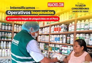 SENASA intensifica inspecciones inopinadas al comercio ilegal de plaguicidas SENASA intensifica inspecciones inopinadas al comercio ilegal de plaguicidas