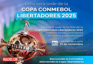Final de fútbol profesional de la Copa Libertadores 2025 será disputada en Lima Final de fútbol profesional de la Copa Libertadores 2025 será disputada en Lima
