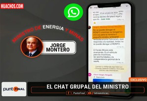 Revelan chat grupal entre Jorge Montero, ministro de Energía y Minas, y mineros informales | VIDEO Revelan chat grupal entre Jorge Montero, ministro de Energía y Minas, y mineros informales | VIDEO