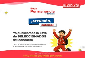 Revisa la lista de seleccionados de #BecaPermanencia 2025 en esta página web Revisa la lista de seleccionados de #BecaPermanencia 2025 en esta página web