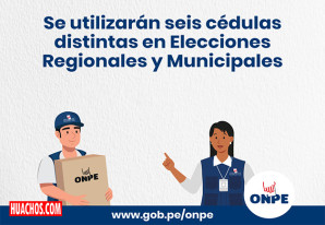 Tomen nota: Se utilizarán seis cédulas distintas en Elecciones Regionales y Municipales 2026 Tomen nota: Se utilizarán seis cédulas distintas en Elecciones Regionales y Municipales 2026