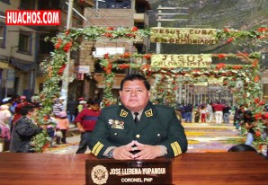 Coronel PNP José E. Llerena Yupanqui, Jefe de la Región Policial Huancavelica, informa Coronel PNP José E. Llerena Yupanqui, Jefe de la Región Policial Huancavelica, informa