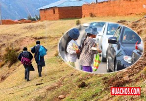 En Huancavelica, no todas tienen la dicha de llegar a la escuela para el inicio de clases En Huancavelica, no todas tienen la dicha de llegar a la escuela para el inicio de clases