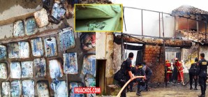 Casa se quema, pero rescatan S/ 25 mil guardados debajo de colchón Casa se quema, pero rescatan S/ 25 mil guardados debajo de colchón