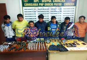 Desarticulan a «Los Malditos de Pampa de los Infieles de Grocio Prado» Desarticulan a «Los Malditos de Pampa de los Infieles de Grocio Prado»