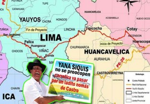 Clodo, insiste y persiste en hacer realidad su misteriosa carretera Tipicocha-Cañete Clodo, insiste y persiste en hacer realidad su misteriosa carretera Tipicocha-Cañete