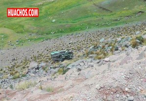 Accidente de tránsito en distrito de Arma (Castrovirreyna) un furgón se volcó Accidente de tránsito en distrito de Arma (Castrovirreyna) un furgón se volcó