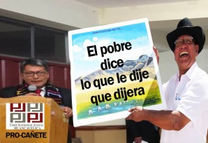 Clodo se buscó un nuevo aliado para 'marketear' su carretera para el rico valle de Cañete Clodo se buscó un nuevo aliado para 'marketear' su carretera para el rico valle de Cañete