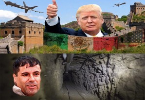 Trump dice que 'algunas partes' del muro fronterizo con México podrían ser vallas y... túneles Trump dice que 'algunas partes' del muro fronterizo con México podrían ser vallas y... túneles