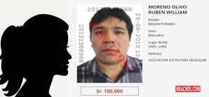 "Juana" cobrará los 100 mil soles de recompensa por la captura del sicario Goro "Juana" cobrará los 100 mil soles de recompensa por la captura del sicario Goro