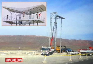 Nueva torre metálica para observar las líneas de Nasca Nueva torre metálica para observar las líneas de Nasca