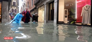 Inundaciones en Venecia debida a la marea insualmente alta | VIDEO Inundaciones en Venecia debida a la marea insualmente alta | VIDEO