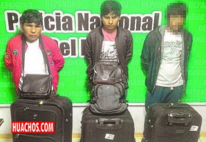 Incautan más de 26 kilos de cocaína y detienen a tres personas Incautan más de 26 kilos de cocaína y detienen a tres personas