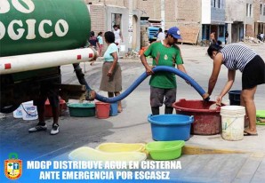 Se requiere paciencia y resignación para tener agua potable en Chincha Se requiere paciencia y resignación para tener agua potable en Chincha