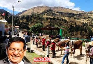 Por fin Huachos tuvo la dicha de recibir 9 vacas de Clodo El Regalón Por fin Huachos tuvo la dicha de recibir 9 vacas de Clodo El Regalón