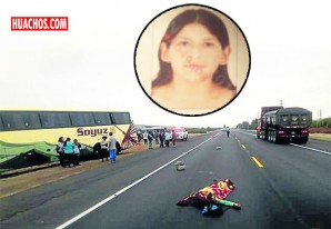 La triste suerte de Irene, muere atropellada por bus al cruzar la pista La triste suerte de Irene, muere atropellada por bus al cruzar la pista