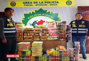 Los productos de dudosa calidad lo llevan a Huancavelica para venderlo Los productos de dudosa calidad lo llevan a Huancavelica para venderlo