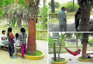 ‘Hombres libres’: mezcla de mercachifles, artesanos y fumadores de hierbas raras ‘Hombres libres’: mezcla de mercachifles, artesanos y fumadores de hierbas raras