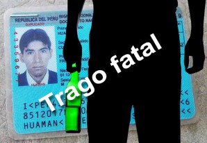 Chavín de duelo: 4 parroquianos fueron víctimas de un trago mortal Chavín de duelo: 4 parroquianos fueron víctimas de un trago mortal